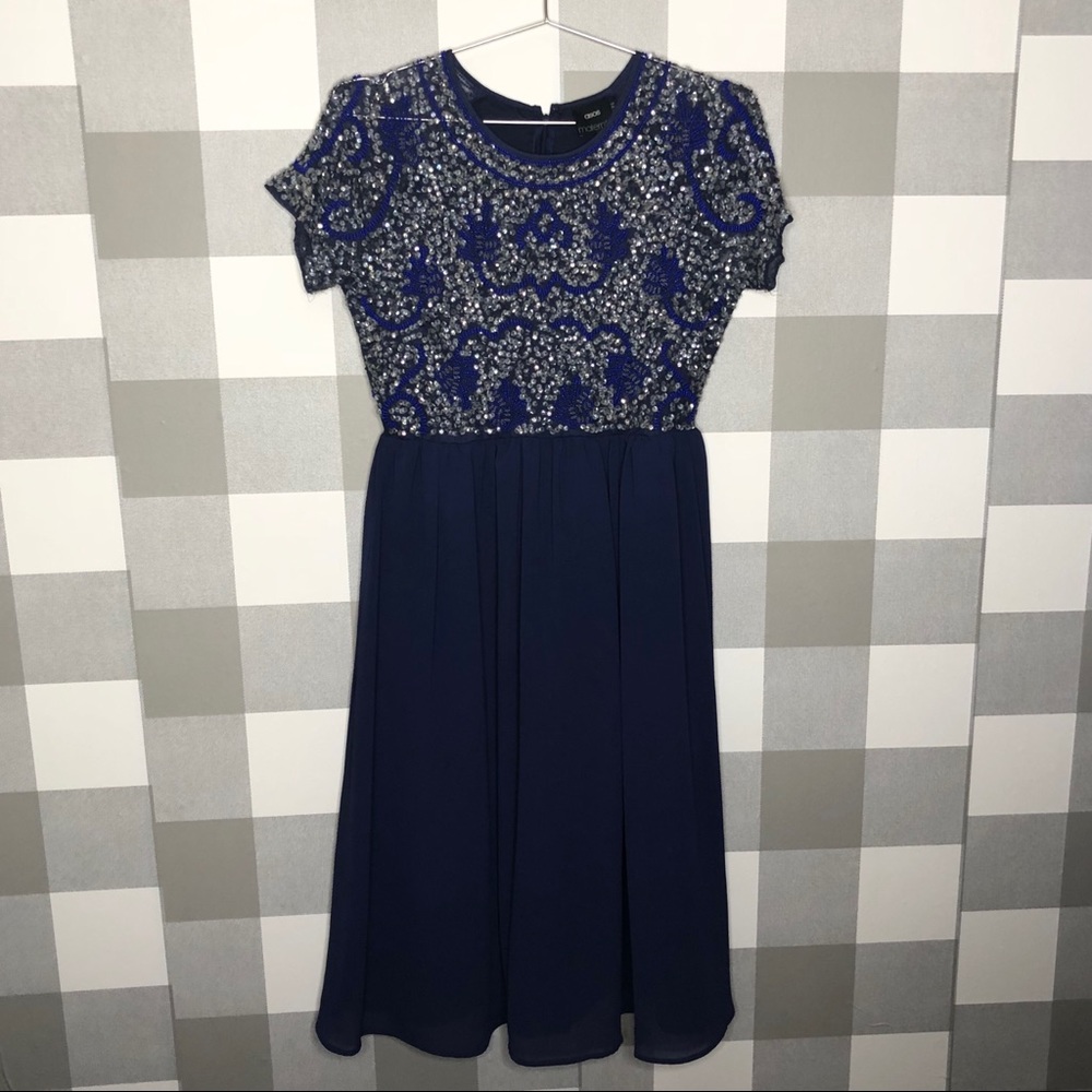 ASOS Maternity Sequin Beaded Dress